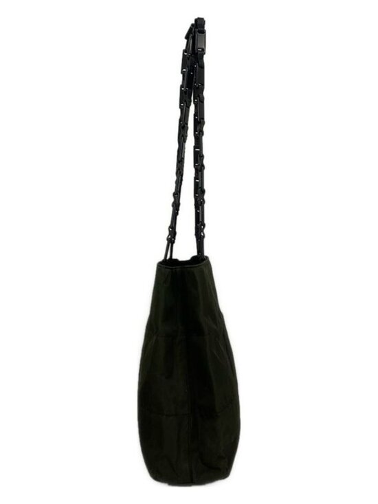 Prada Tote Dark Green Black Plastic Chain X - Picture 2 of 12